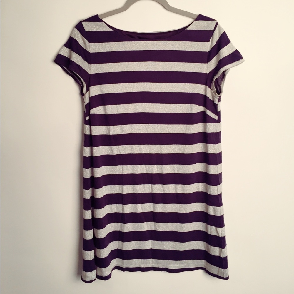 Laundry glitter stripe blouse EUC 12
